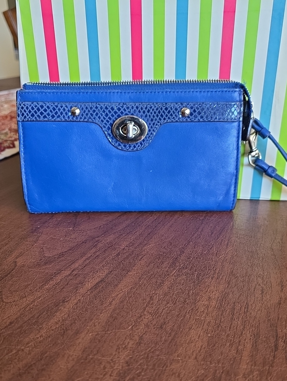 Coach Penelope leather zippy wallet